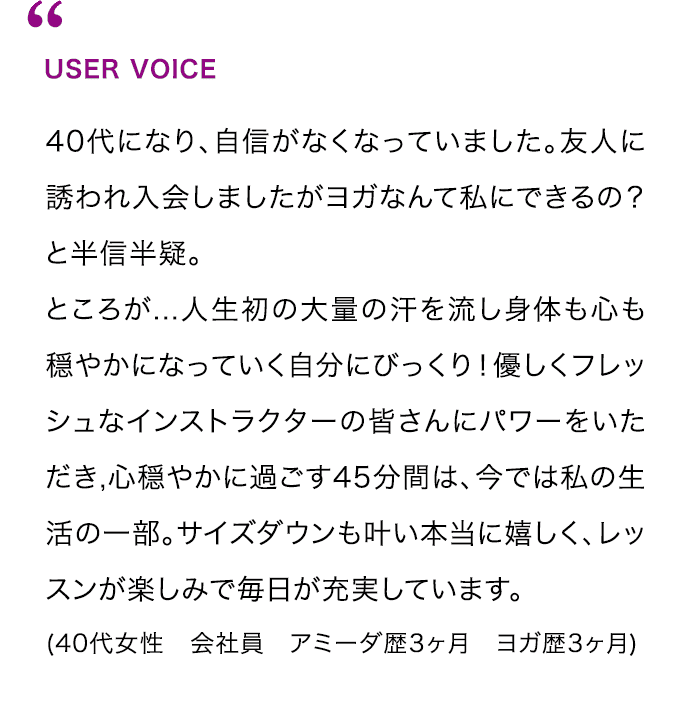 USER VOICE