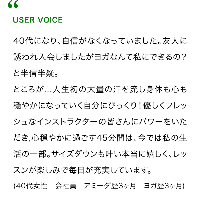 USER VOICE
